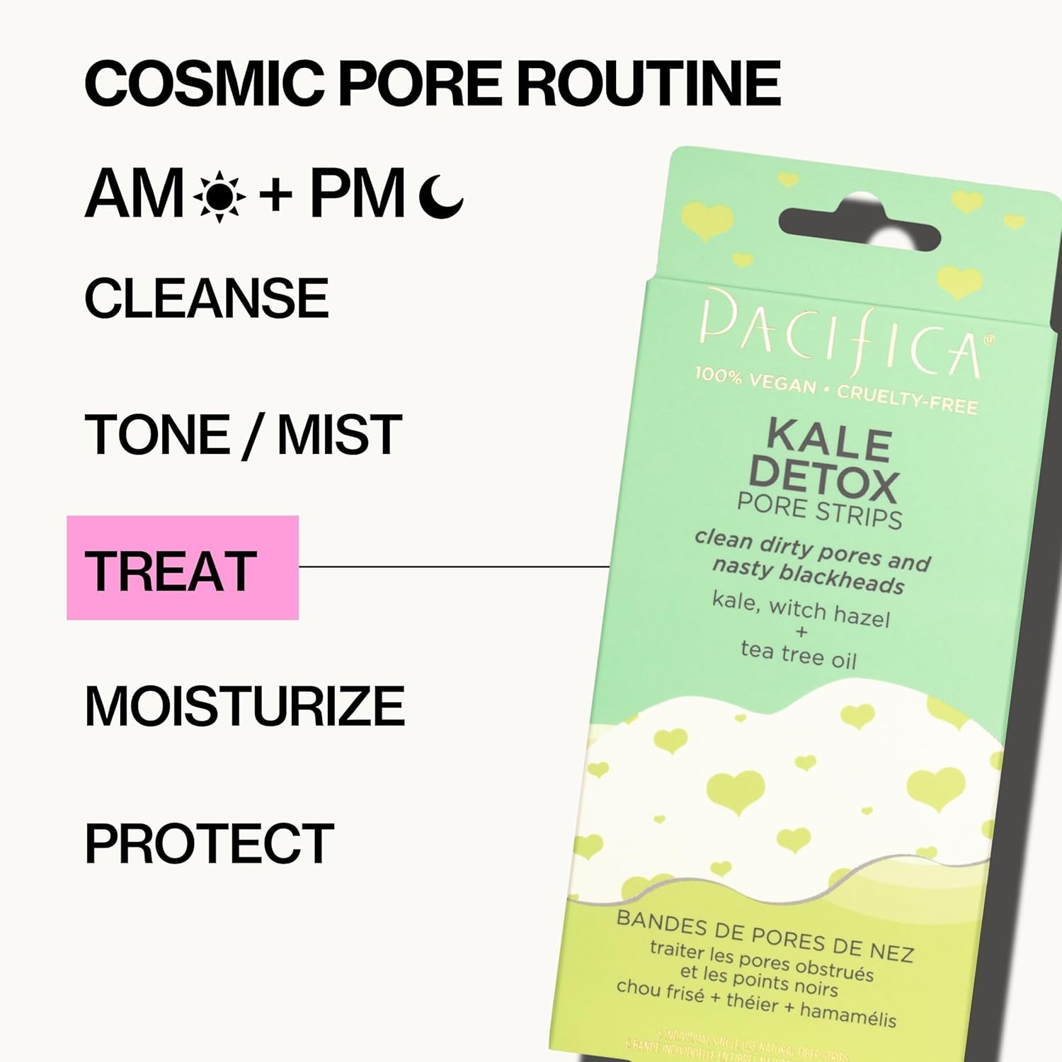 - Blackhead Remover Strips Nose Strips - Kale Detox Skin Care - Deep Cleansing Nose Strips W/Instant Pore Unclogging - Oil-Free, Non-Comedogenic Use Vegan, Clean Beauty Dermatologist Tested