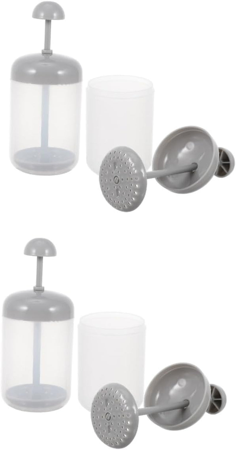 2Sets Travel Foaming Cup Bubble Maker Facial Foam Machine for Bath and Shampoo 2Pcs*2
