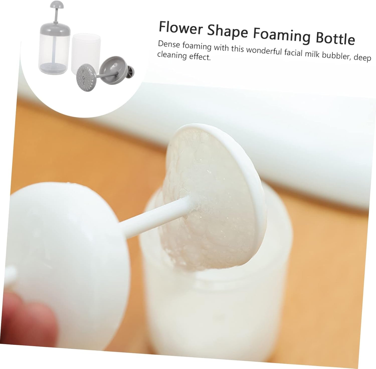 2Sets Travel Foaming Cup Bubble Maker Facial Foam Machine for Bath and Shampoo 2Pcs*2