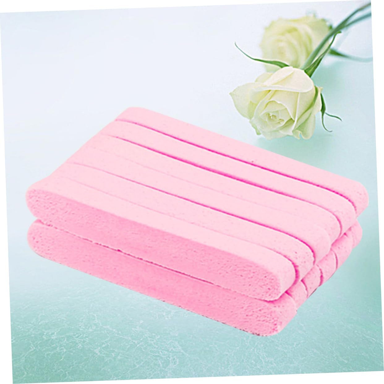 12Pcs Facial Cleansing Sponges Soft Exfoliating Puff Deep Cleansing Bubble-Enhancing Safe for All