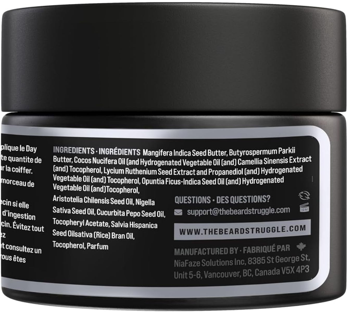 Gentlemen'S Beard & Mustache Wax for Men by Beard Struggle - Viking Beard Wax Helps to Tame Style & Groom - Silver Collection - Alfheim'S Forests - Moustache Wax, 50G / 1.76 US. Oz.