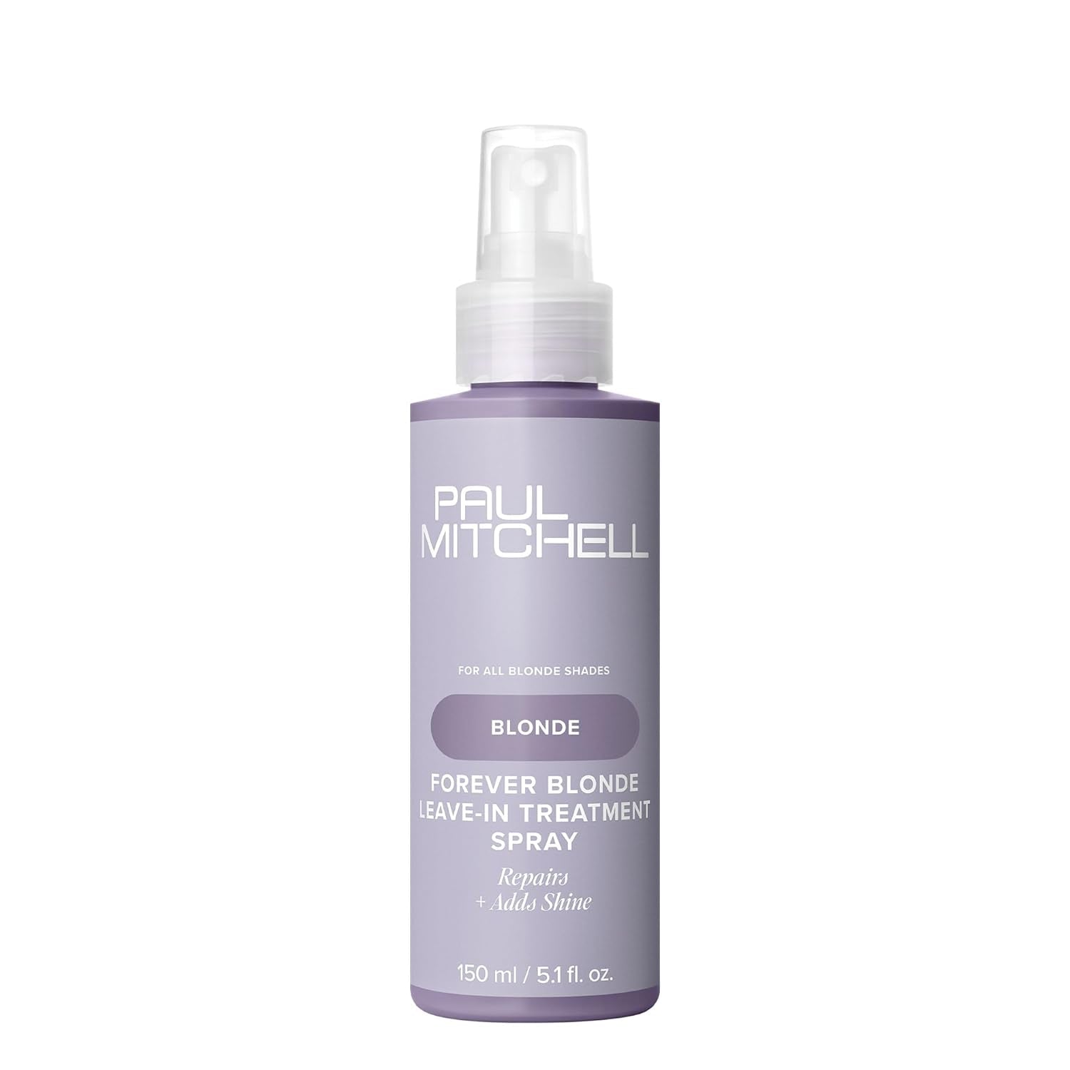 Paul Mitchell Forever Blonde Leave-In Treatment Spray, Repairs + Adds Shine, Ideal for Bleached + Lightened Hair, 150 Ml