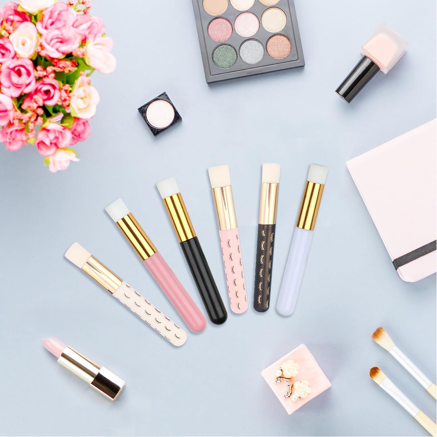 30 Pieces Lash Shampoo Brushes, Eyelash Extension Cleanser Brush, Nose Pore Deep Cleaning Brushes Lash Peel off Blackhead Brush Cleansing Brushes Kit Facial Cleansing Brushes for Beauty Supplies