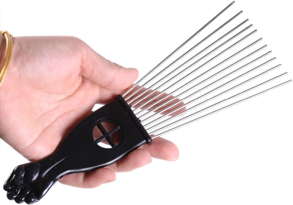 3 Pcs Afro Comb Hair Picks Comb Wide Tooth Combs Salon Styling Comb for Hairdressing Styling