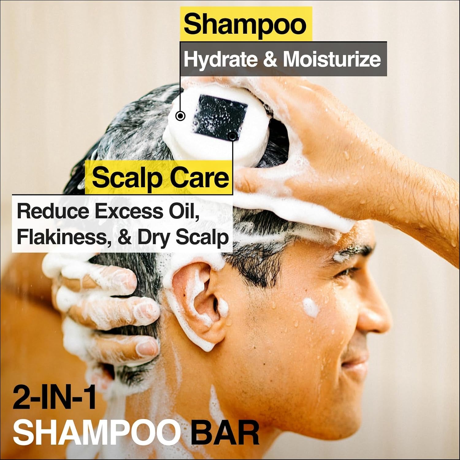 Natural Solid Shampoo Bar Soap. Solid Shampoo for Hair Nourishment, Shampoo Bars for Hair Health Hair Shampoo Bars for Hair