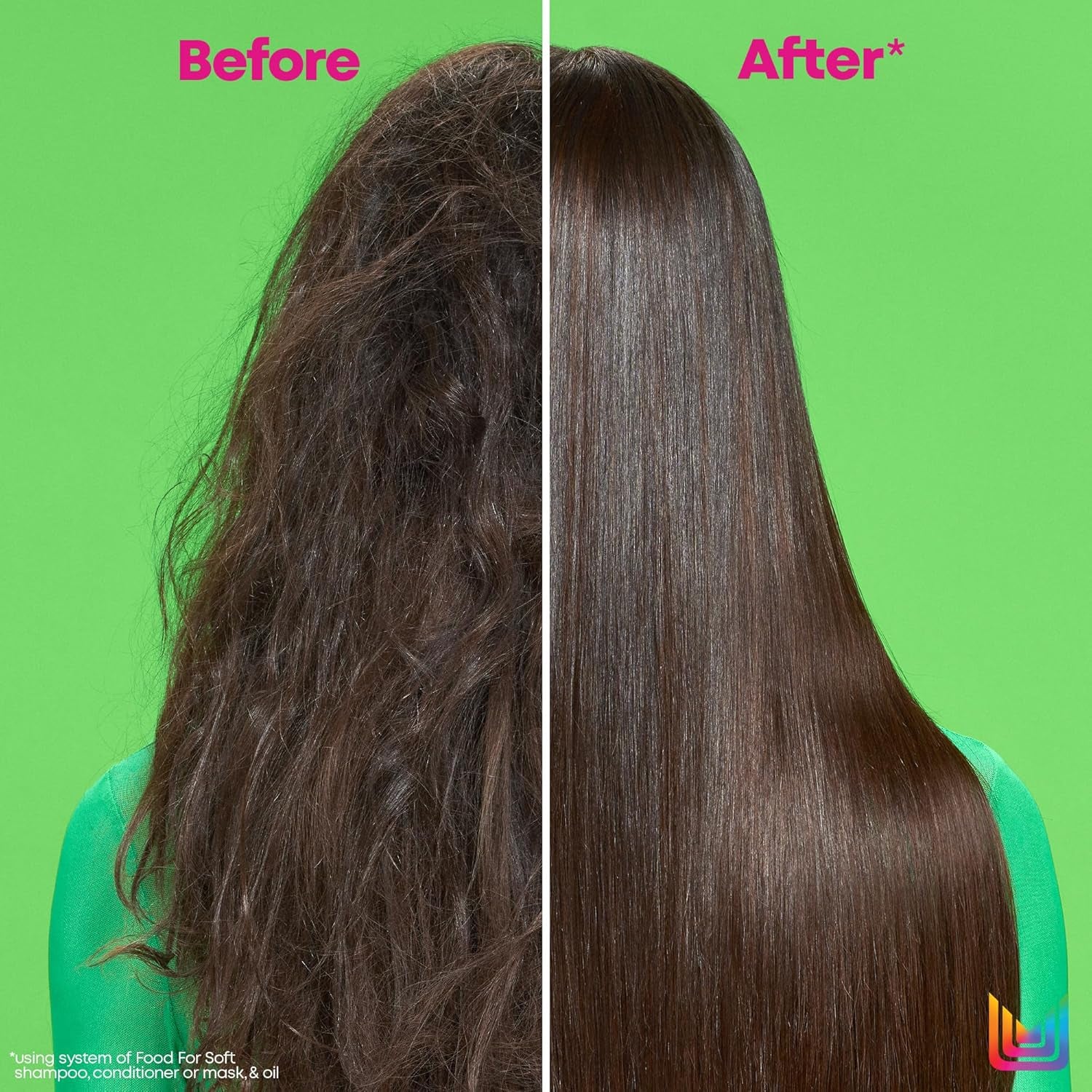 Detangling Hydrating Conditioner, Food for Soft Hydrating & Detangles Dry, Brittle Hair, Moisturizes, Softens, & Smooths,With Avocado Oil & Hyaluronic Acid,Suitable for Color Treated Hair
