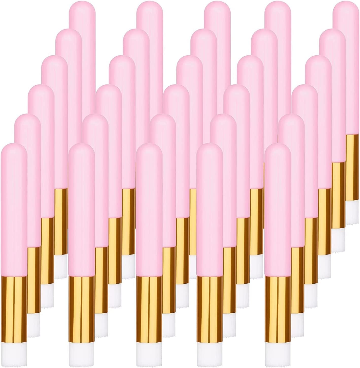 30PCS Lash Shampoo Brushes, Nose Pore Deep Cleaning Tool, Peel off Blackhead Remover, Eyelash Extensions Cleanser, Nose Washing Brush 1