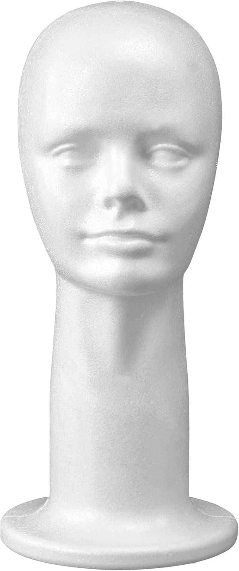 Styrofoam Head Mannequins Style Model & Display Women'S Wigs Hats & Hairpieces - Large 15" - by s