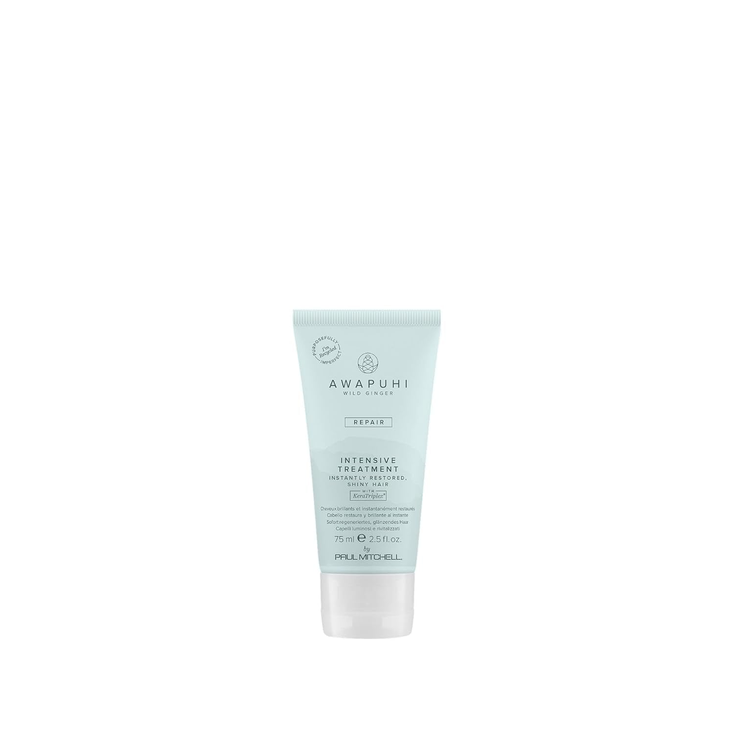 Awapuhi Wild Ginger by Paul Mitchell Intensive Treatment, Rebuilds + Repairs, for Dry, Damaged + Color-Treated Hair