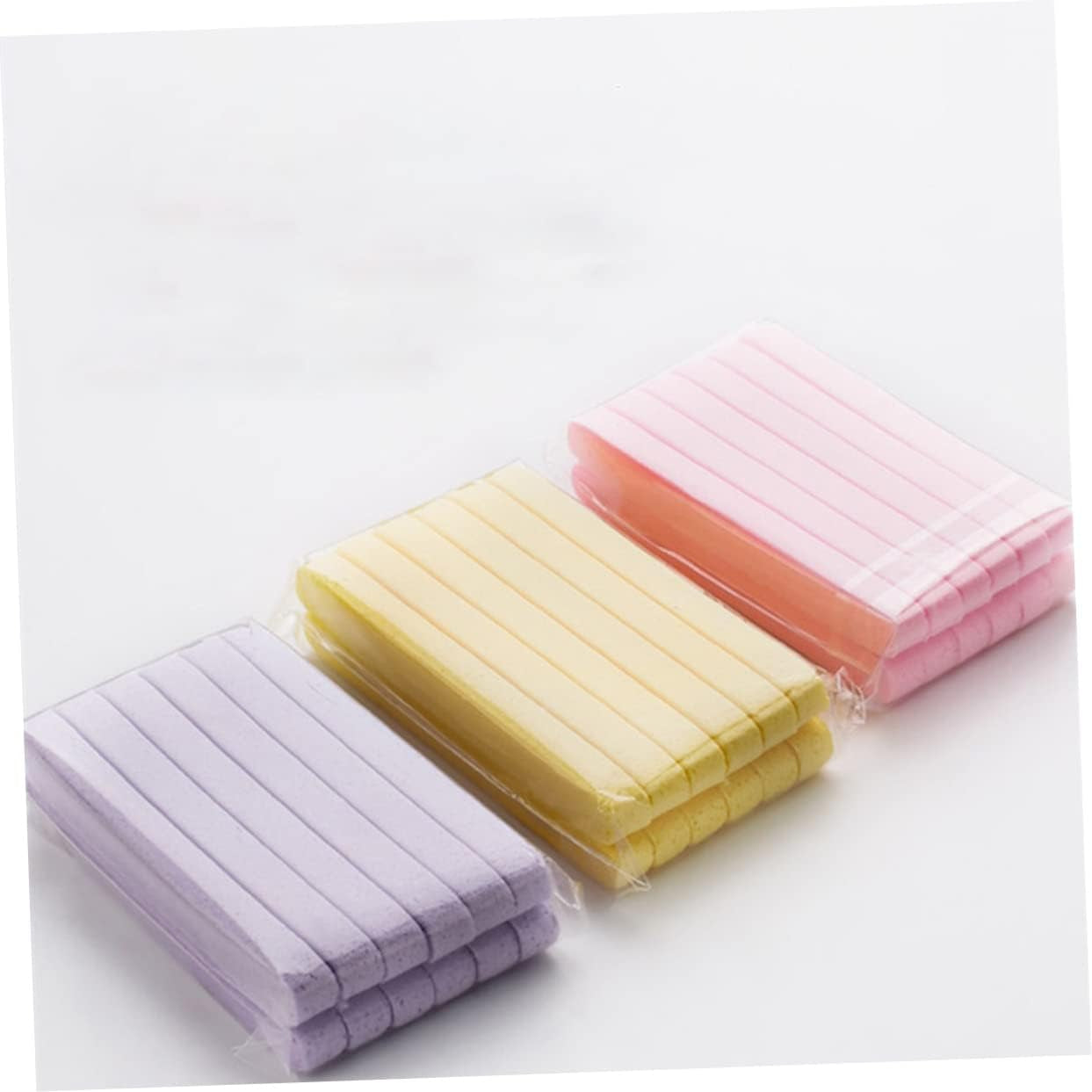 12Pcs Facial Cleansing Sponges Soft Exfoliating Puff Deep Cleansing Bubble-Enhancing Safe for All