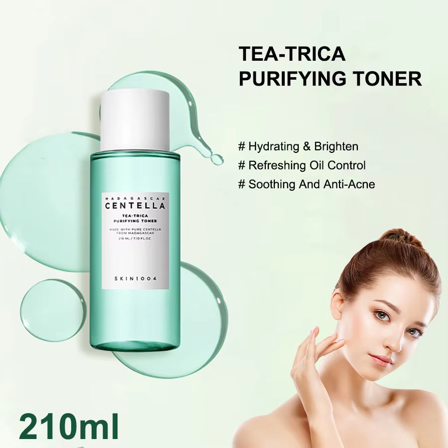 SKIN1004 Tea Tree & Centella Toner for Acne, Oil Control & Soothing, Madagascar Centella Asiatica, Korean Skincare,210Ml