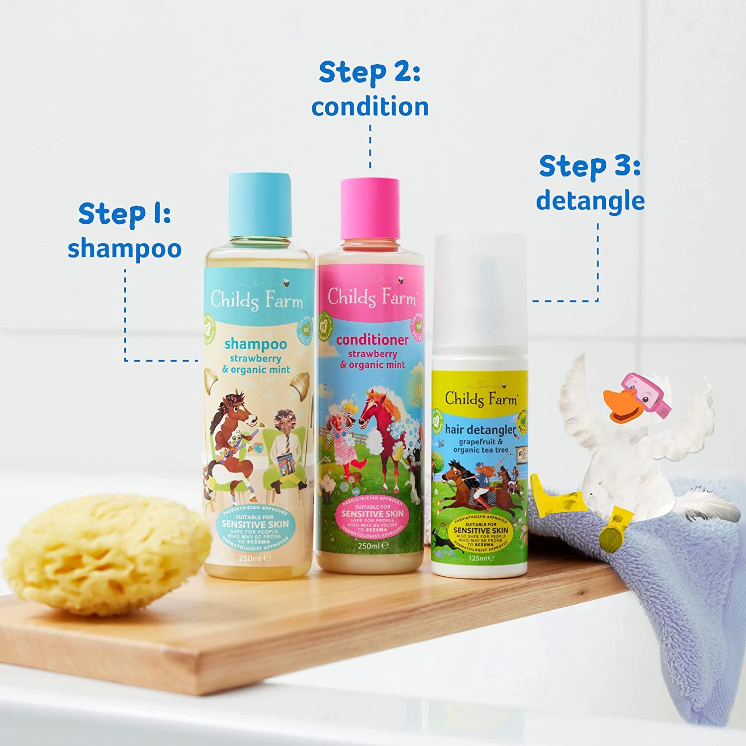 Conditioner, Strawberry & Organic Mint 500Ml