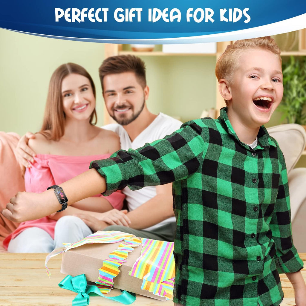 Kids Fitness Tracker for Age 5-16，2022 Upgraded Tracker Kids Watch，Waterproof Watch for Kids with Pedometer，Sleep Monitor & Calorie Counter，Fitness Watch for Kids Girls Boys Teen