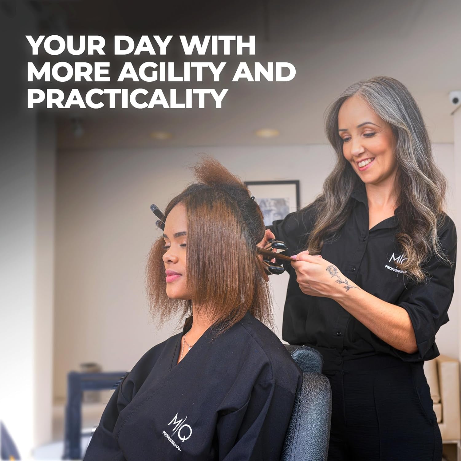 HAIR STRAIGHTENING PLATE TITANIUM MQ PRO 480