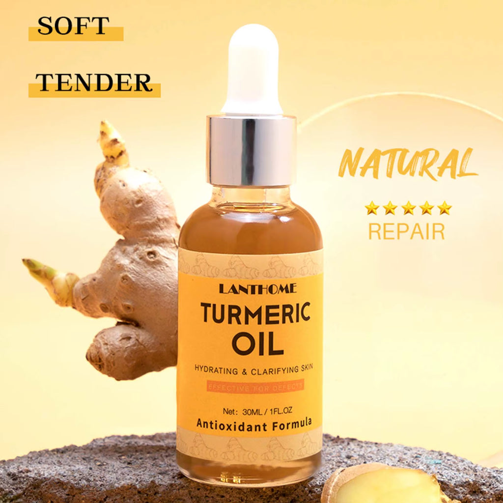 30Ml Turmeric Oil Facial Turmeric Serums Deep Moisture Serums Turmeric Freckle Whitening Serum Nourish Smooth Face Skin Care