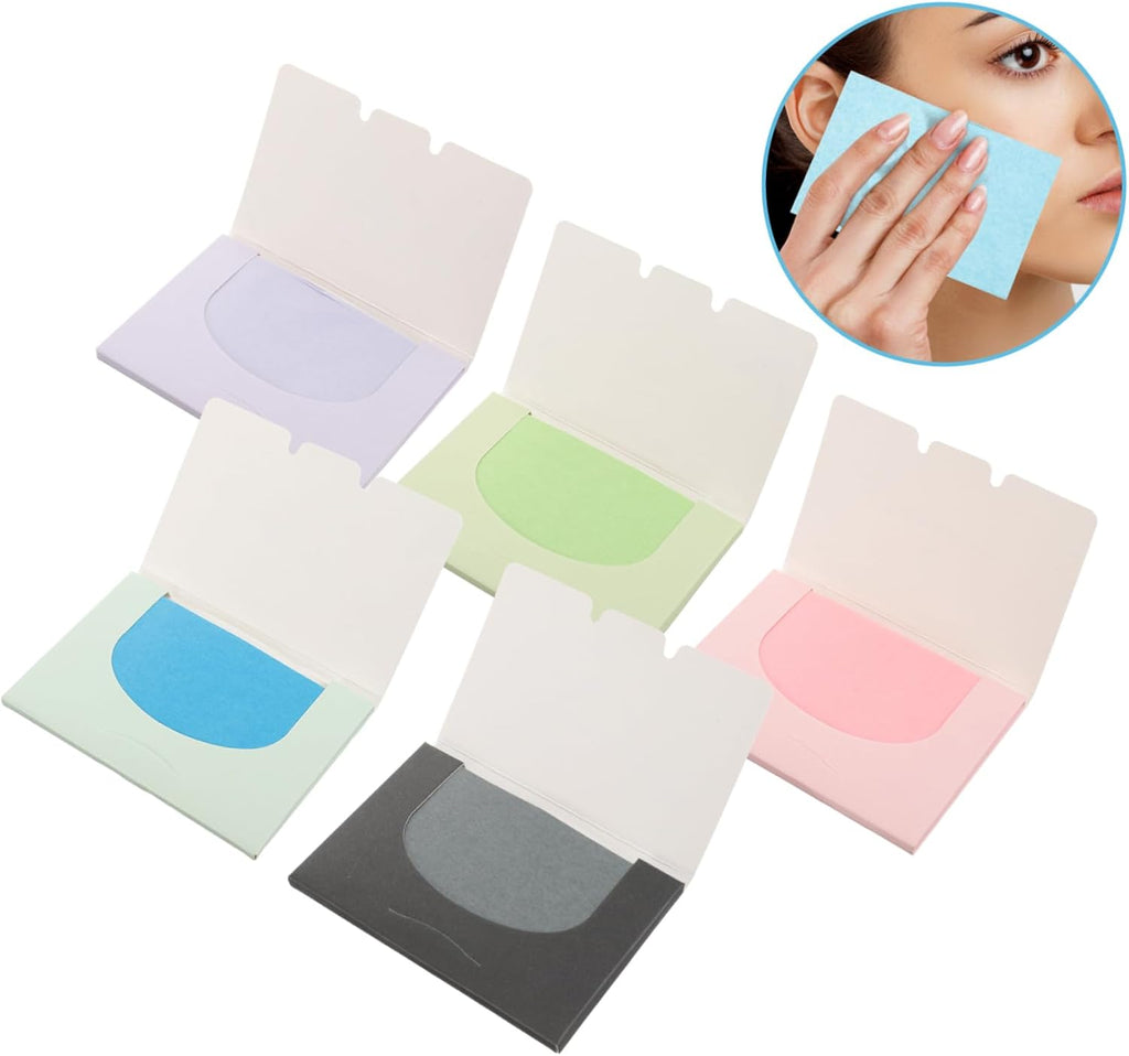 500-Piece Facial Cleansing Tissue Kit Oil Blotters Different Scents Versatile for Daily Use Random