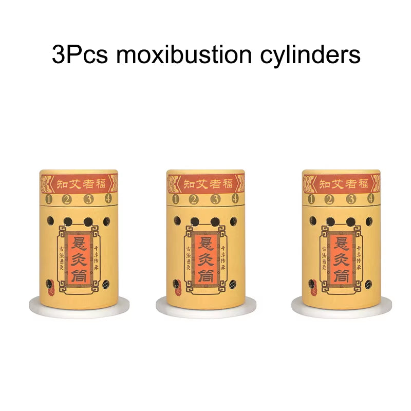 Moxibustion Cylinder Warm Acupuncture Heat Therapy Body Massage Health Care Wild Mugwort Argy Wormwood Moxa Stick
