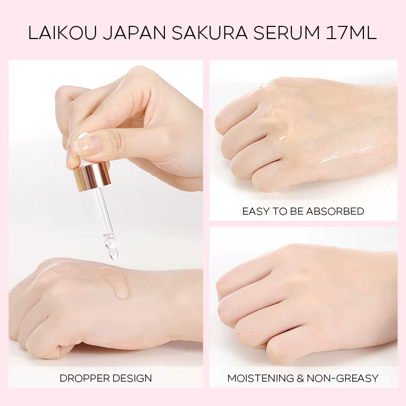 Serum Japan Sakura Essence Balance Grease Hyaluronic Acid Pure Brightening Rejuvenation Skin Care Face Serum