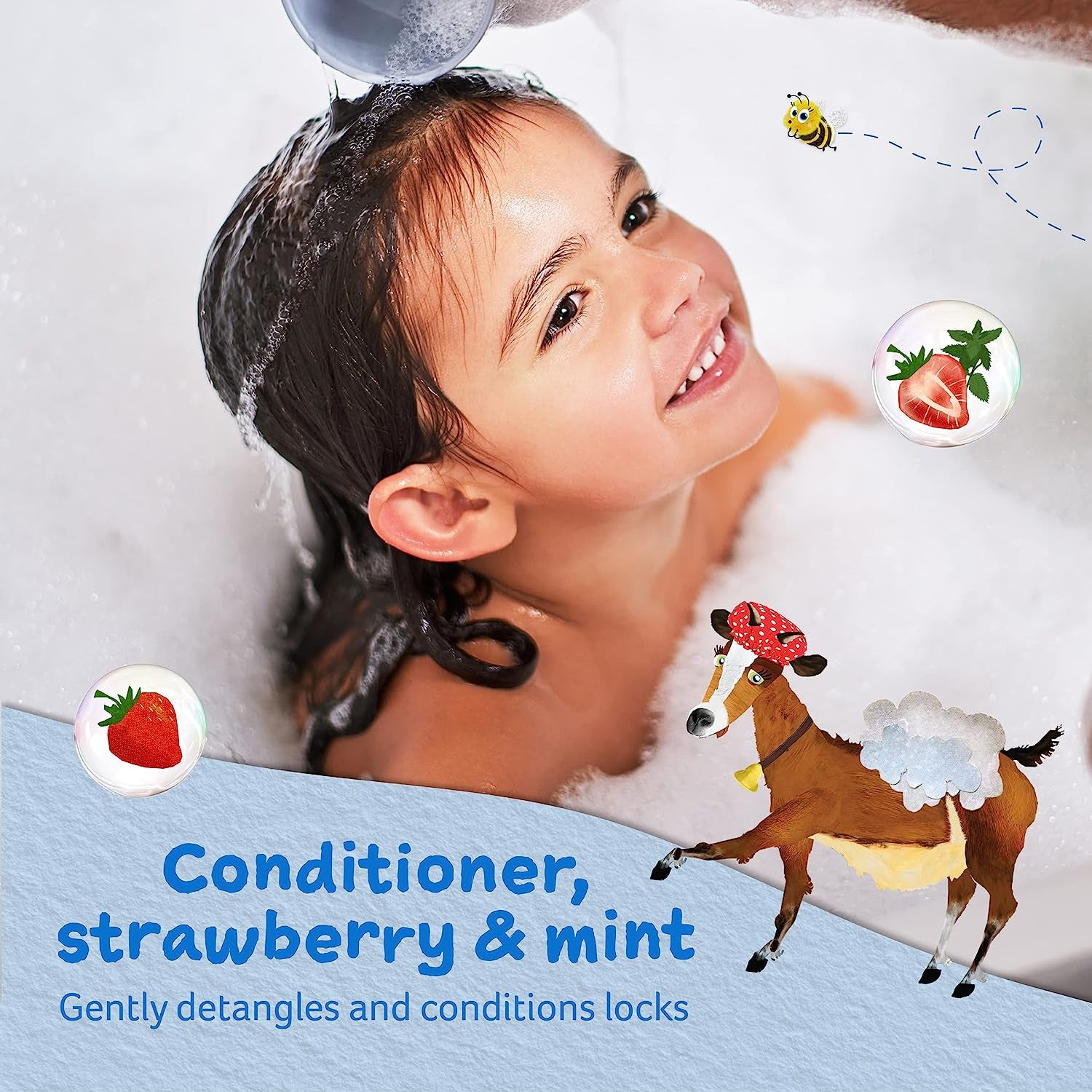 Conditioner, Strawberry & Organic Mint 500Ml