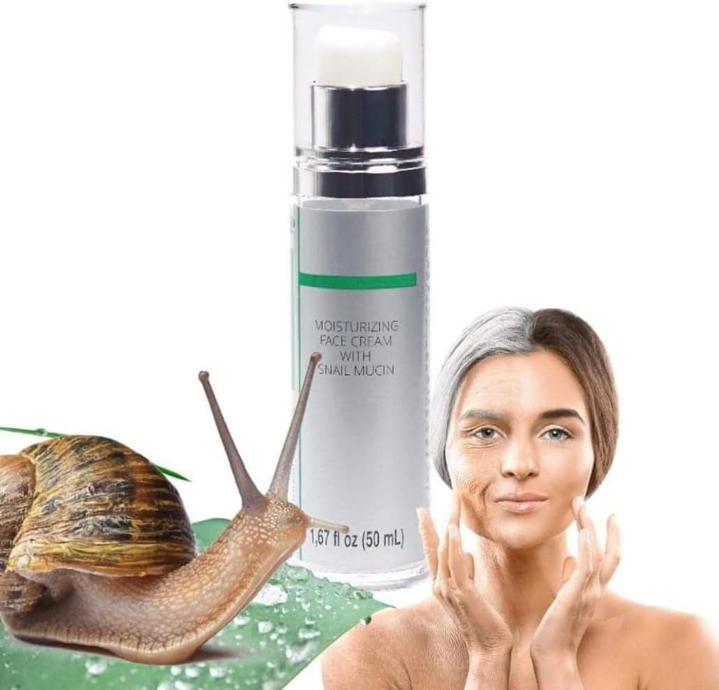 99.25% Korean Skin Care Snail Mucin Moisturizer Cream - Snail Mucin Essence Night Cream-Face Serum | K Beauty Collagen Cream for Glass Skin
