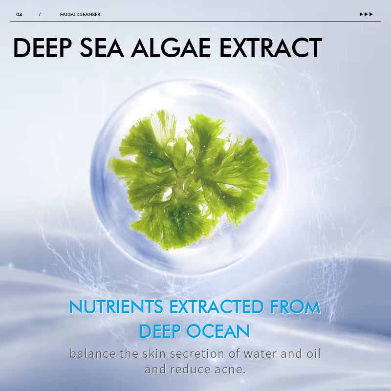 Men Facial Cleanser Face Washing Moisturizing Man Skin Care Oil Control Blackhead Remove Scrub Cosmetics Deep Norishing