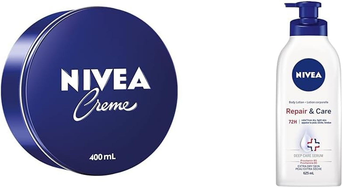 Creme | All Purpose Cream, 400Ml & Repair & Care Body Lotion for Extra Dry Skin, 625Ml