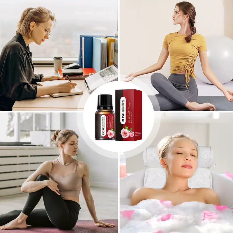 Aromatherapy Oil Natural Aromatherapy Oils for Diffuser Humidifier 10Ml Car Air Freshener Clothes Hair Fragrance Oils For