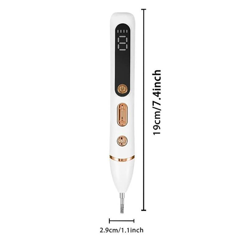 LCD Beauty Pen - Rejuvenating Facial Massager with Ultrasonic Vibrations for Fine Lines & Circulation - Portable Travel Design - Perfect Gift for Birthdays & Holidays