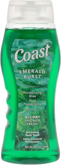 Emerald Burst Body Wash - Hydrating Body Wash - Gentle Cleansing Body Wash for Dry Skin with Moisturizing Aloe Formula - Fresh Scent - 354 Ml