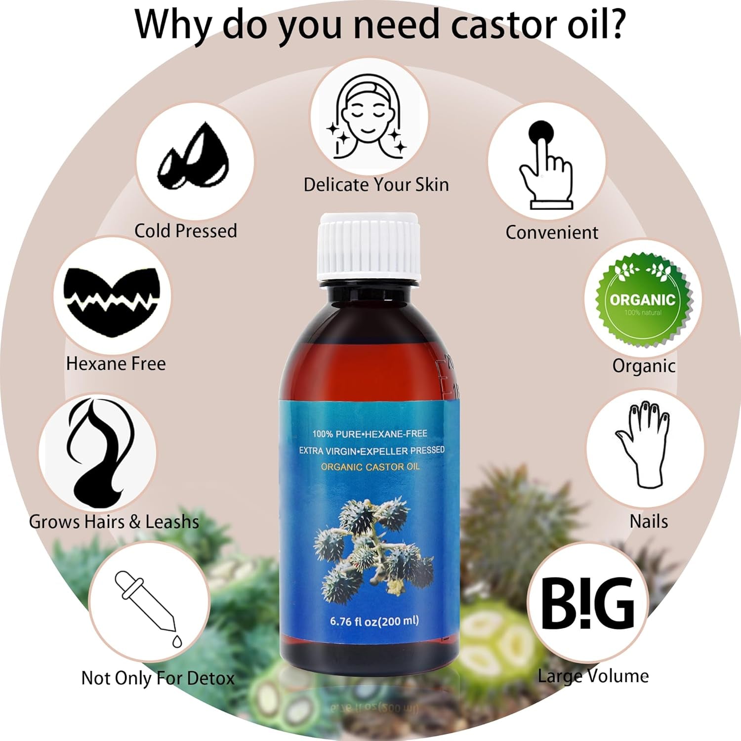 4PCS Castor Oil Pack Wrap Oragnic Castor Oil Packs for Liver Detox Castor Oil Pack Kit for Chest High Absorption Castor Oil Pack Wrap for Breast Castor Oil Pack Compress(Oil Included)