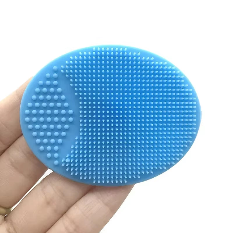 1-3 Pcs Silicone Facial Wash Pad Exfoliating Blackhead Removal Face Cleansing Brush Tool Baby Shampoo Brush Face Care