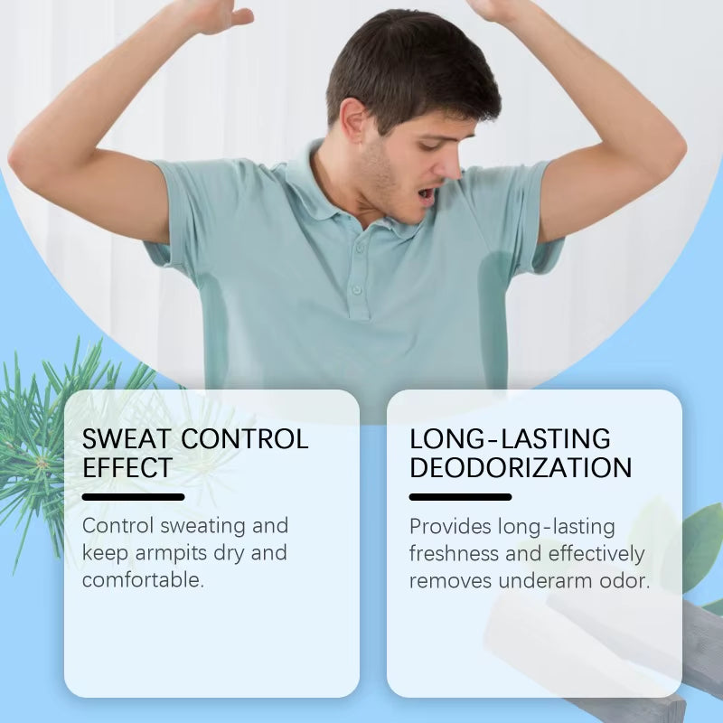 Natural Deodorant Stick Fragrance Armpit Protection Cleansing Body Dry Skin Health Care Underarm anti Odor Women Men Sports 40G