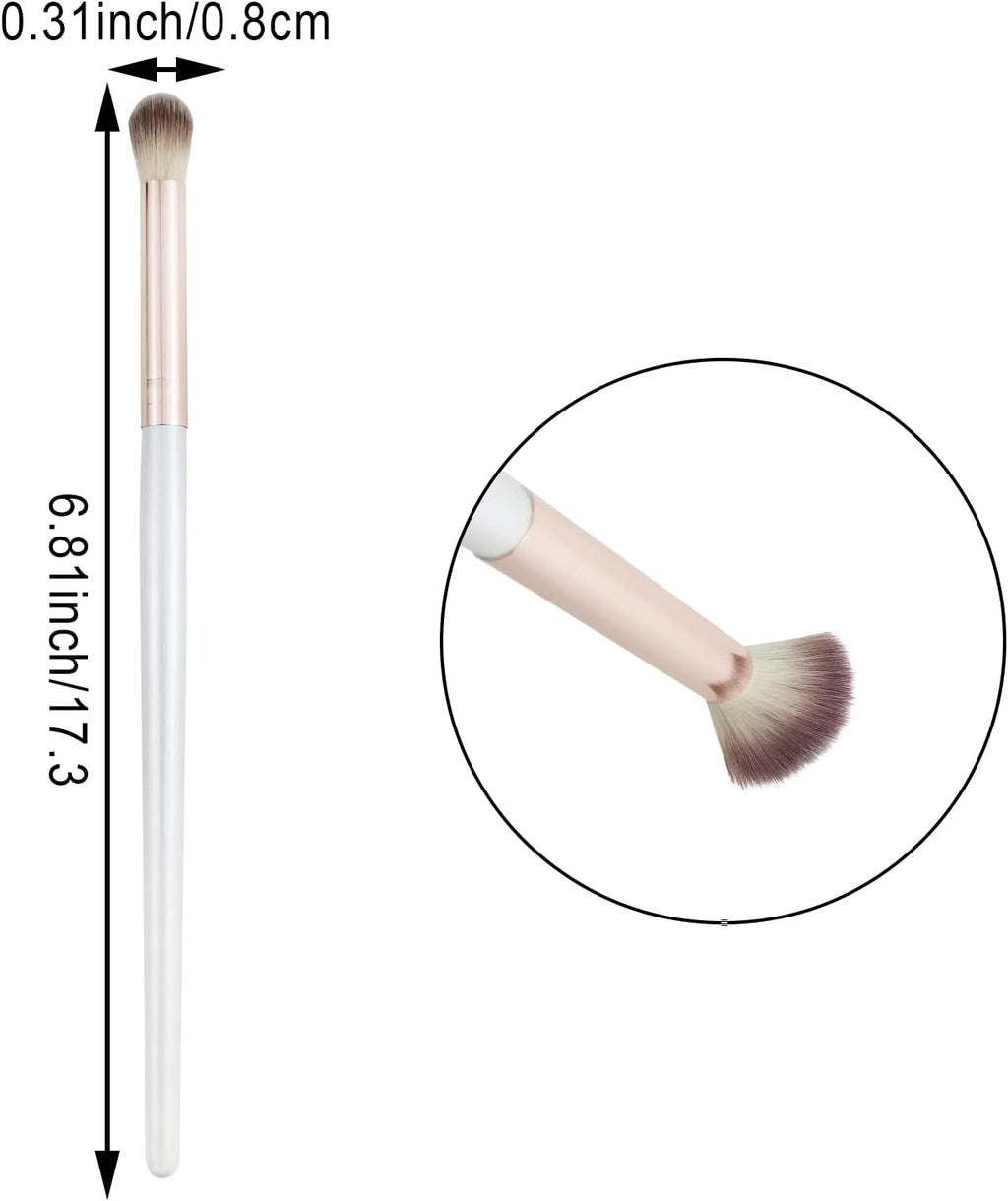 12 PCS Eyelash Cleaning Brush for Lash Extension, Wash Extension Lash Shampoo Brushes, Fluffy Cleaning Bath Makeup Eyelash Eyeshadow Brush Set