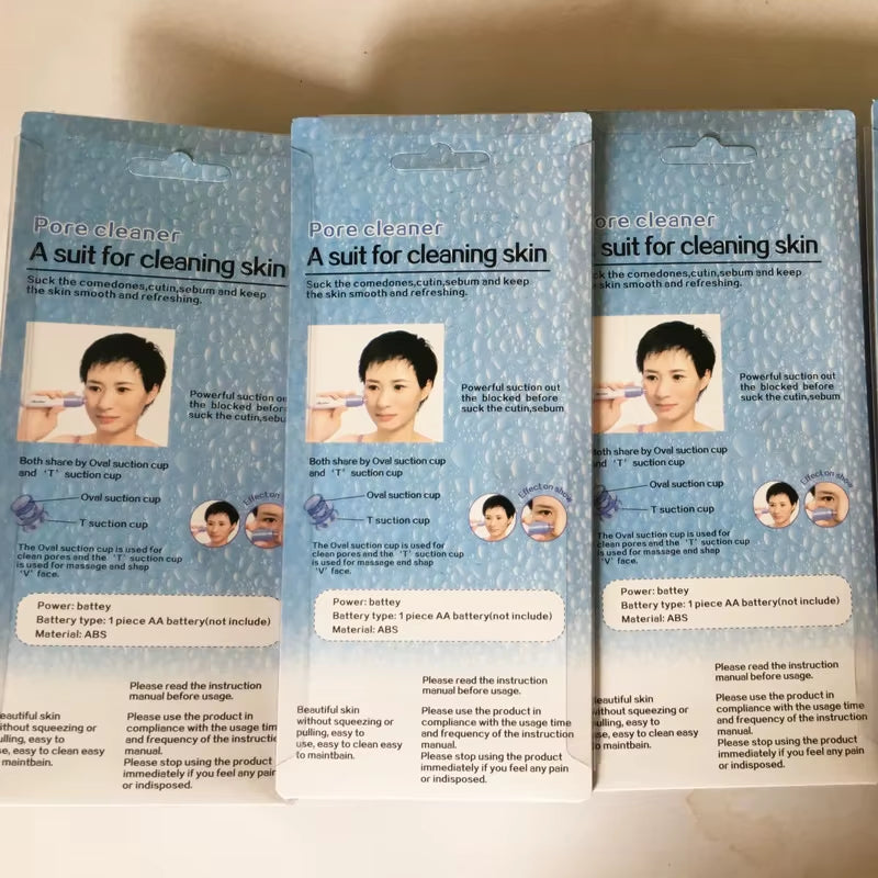 Portable Vacuum Blackhead Remover Face Deep Pore Cleaner Acne Pimple Removal Nose Cleansing Beauty Instrumen Face Skin Care