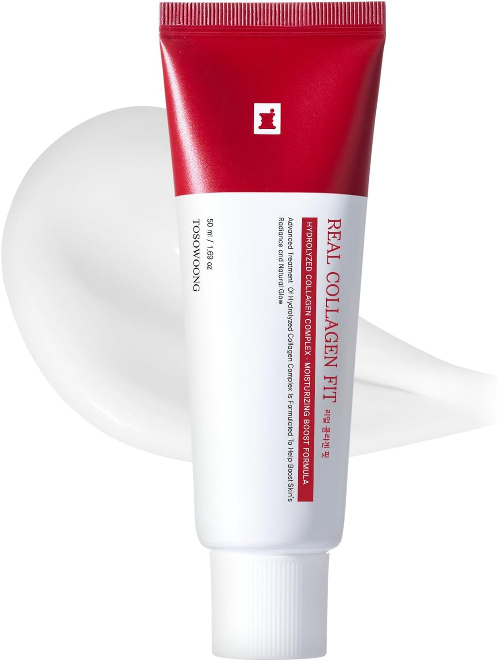 Real Collagen Fit, Hydrolyzed Collagen Wrapping Mask, Peel off Facial Mask for Elasticity, Hydrating, Glow, Glass Skin, Face Moisturizer, Self Care, Korean Skin Care, 50Ml, 1.69 Fl. Oz.