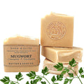 Mugwort Herbal Soap Lemongrass Eucalyptus Natural Cold Processed Face and Body Soaps for Men and Women (Pack of 3)