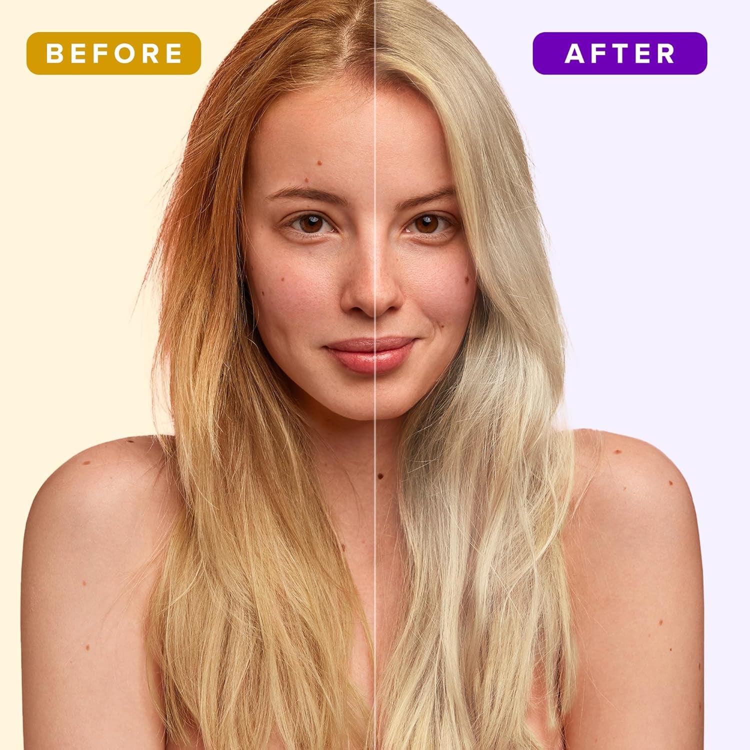 Purple Shampoo for Blonde Hair Blonde Shampoo (500Ml) SULPHATE FREE Blue Shampoo Toner for Blonde Hair Removes Brassy Tones - Silver Shampoo for Bleached Platinum Gray Hair No Yellow Shampoo