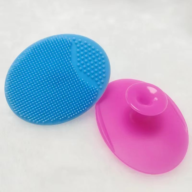 1-3 Pcs Silicone Facial Wash Pad Exfoliating Blackhead Removal Face Cleansing Brush Tool Baby Shampoo Brush Face Care