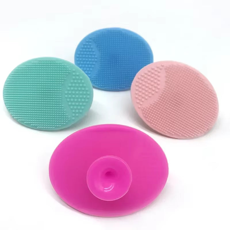 1-3 Pcs Silicone Facial Wash Pad Exfoliating Blackhead Removal Face Cleansing Brush Tool Baby Shampoo Brush Face Care