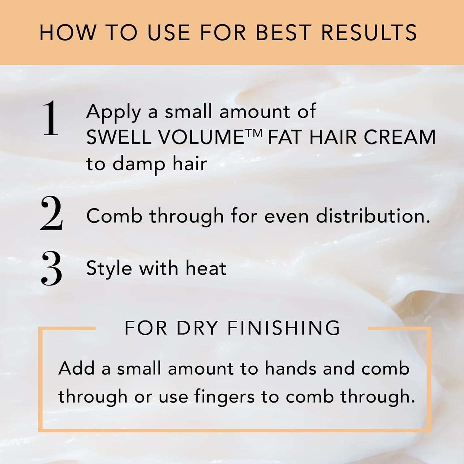 Swell Volume Hair Creams: Volumizing & Thickening Products for Men & Women - Heat Activated Fat Hair Volumizer Cream Plumps, Shapes & Adds Thickness to Thin Hair - Formulated with Clay - 6 Oz