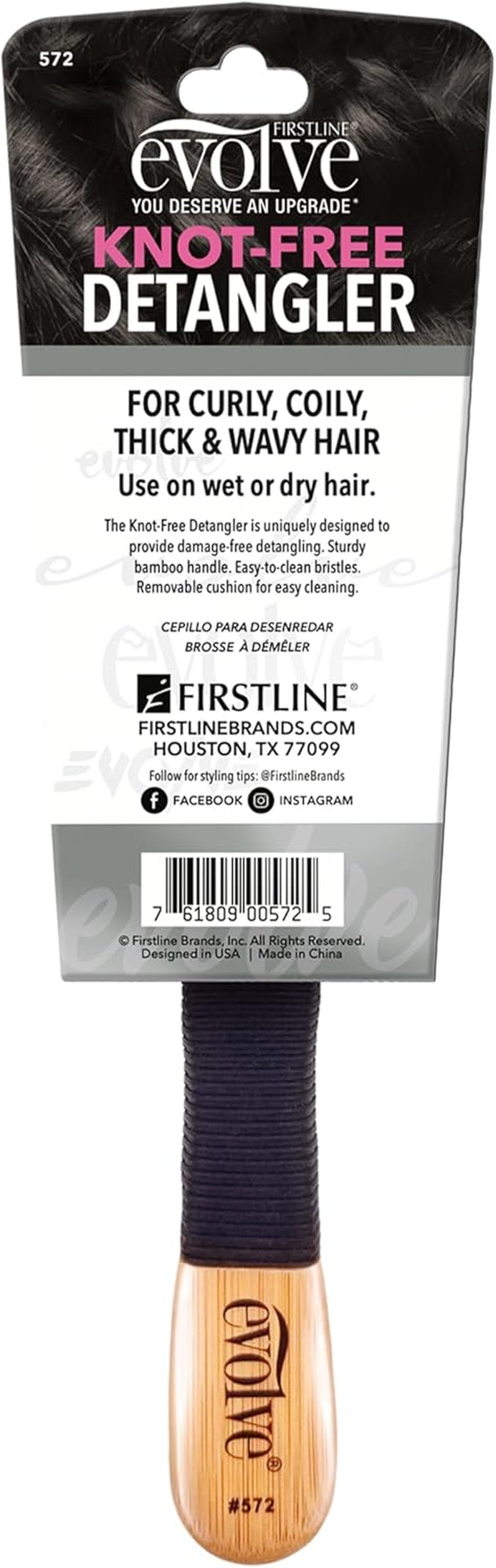 Evolve Knot Free Detangle Brush