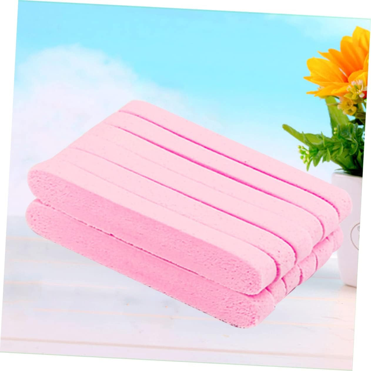 12Pcs Facial Cleansing Sponges Soft Exfoliating Puff Deep Cleansing Bubble-Enhancing Safe for All