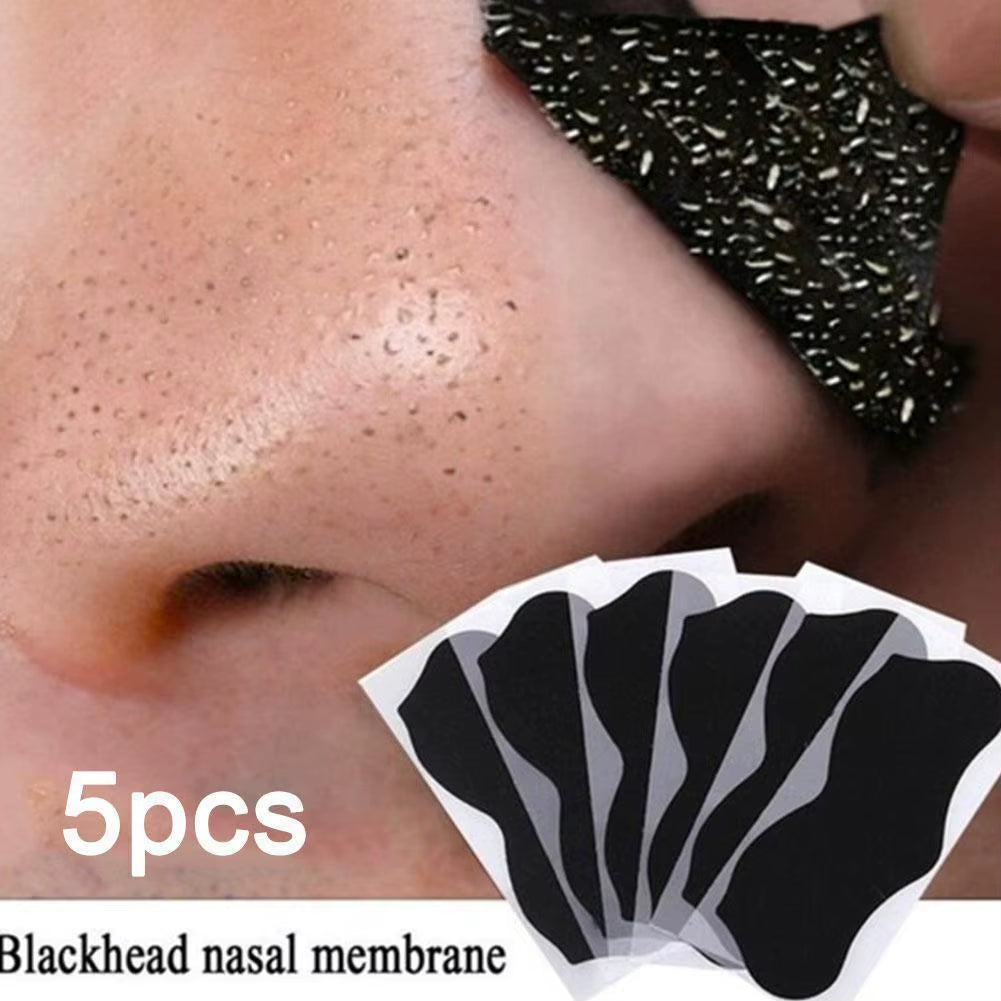 5Pcs/Lot Blackhead Remover Stickers Nasal Patch Deep Cleaning Shrink Pores Acne Treatment Nose Blackhead Mask Strips Skin Care