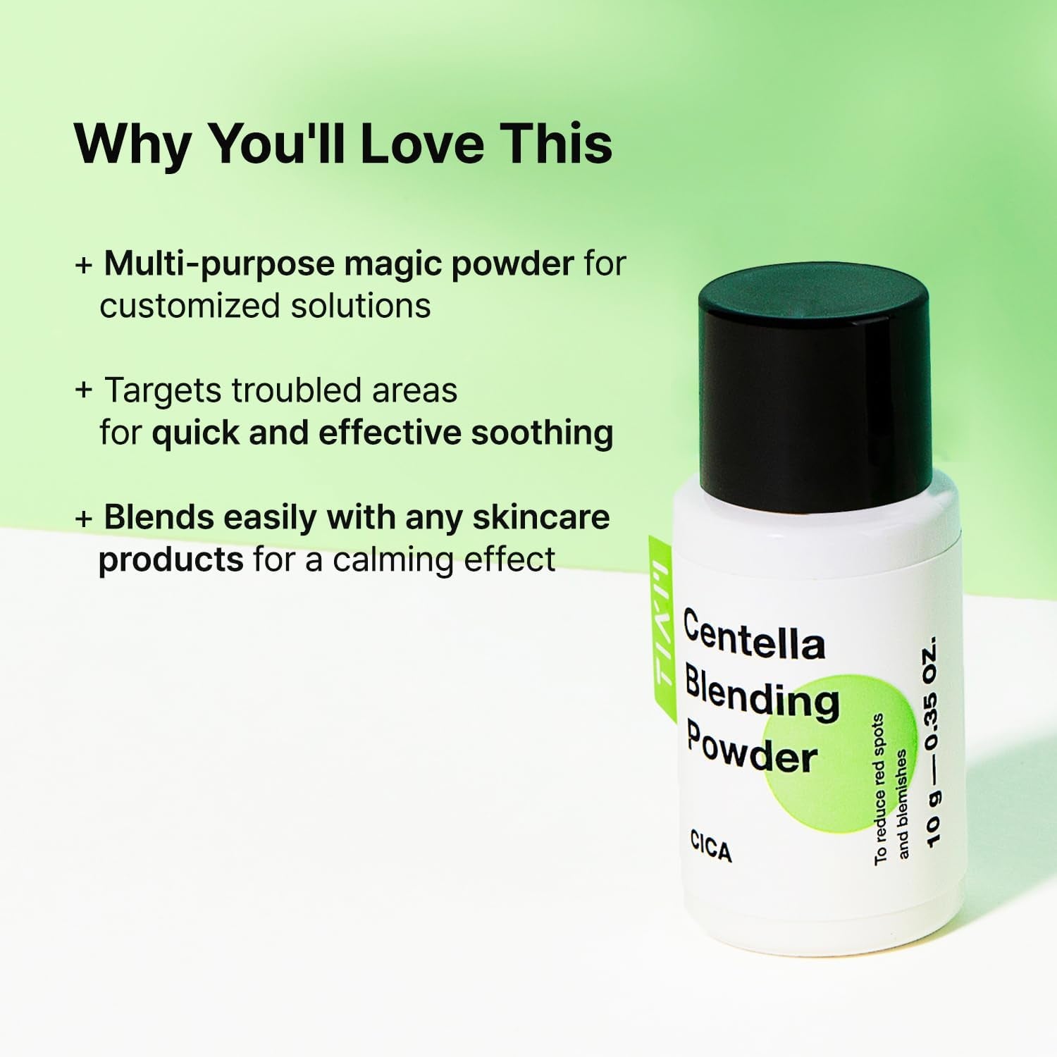 Centella Blending Powder, Centella Powder, 0.35 Oz