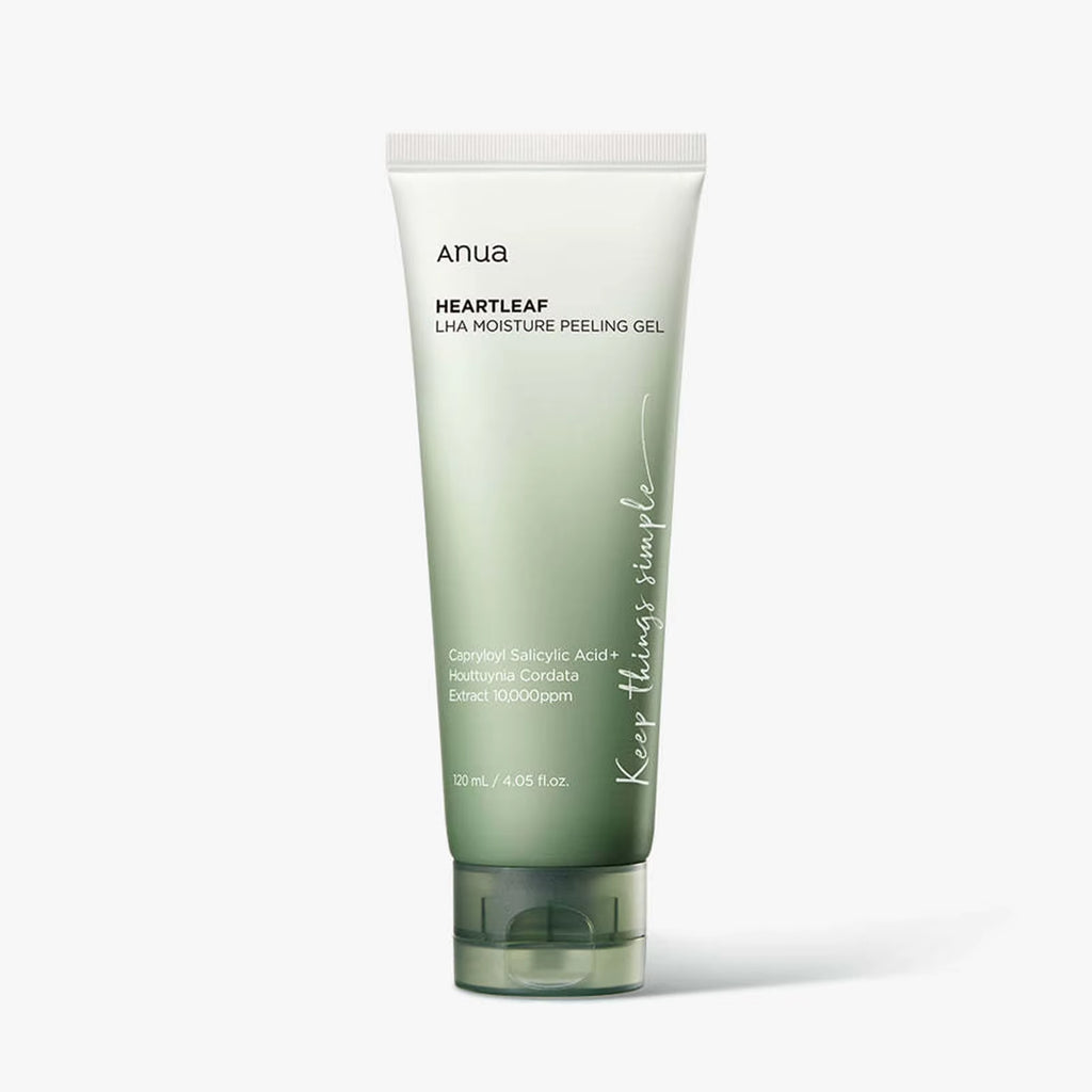 Anua Heartleaf LHA Hydrating Exfoliating Gel 120Ml Korean Skincare for Smooth Skin Deep Cleansing Pore Treatment