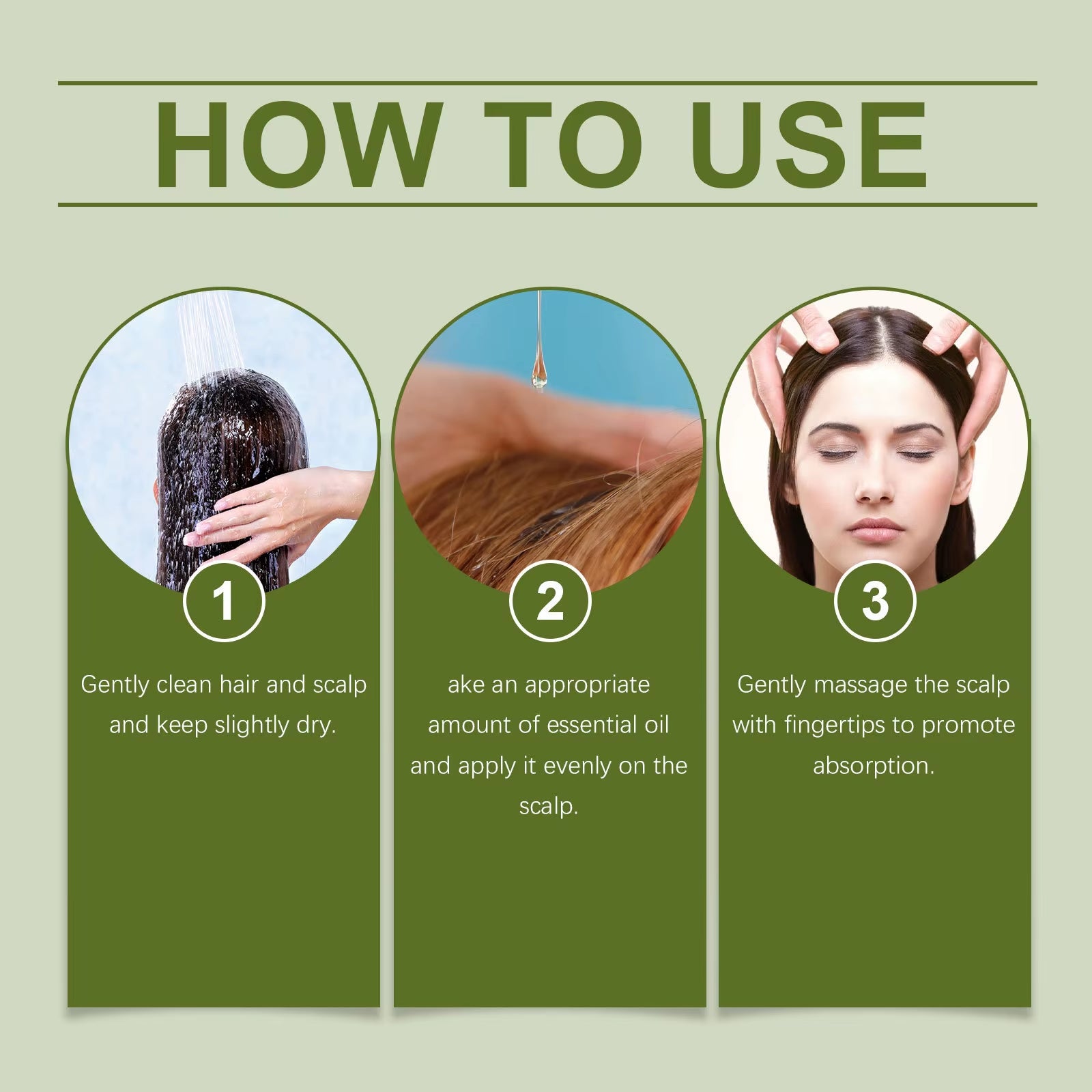 Rosemary Hair Growth Oil Scalp Massage Essential Nourishing Prevent Baldness Repairing Damaged Strengthen Roots Hair Care Serum