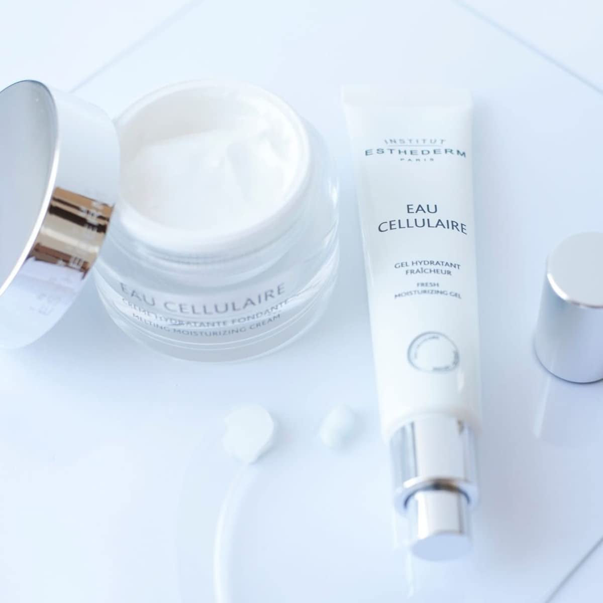 Institut Esthederm - Cellular Water Gel - Refreshing Hydrating Gel, Anti-Pollution, Moisturizing and Freshness Feelings, 40 Ml.