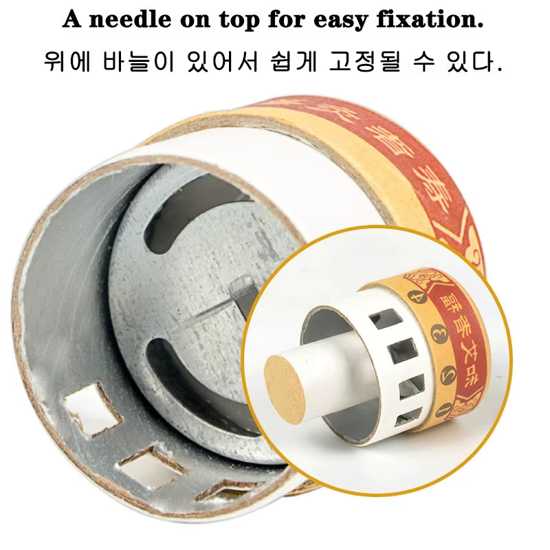 Moxibustion Cylinder Warm Acupuncture Heat Therapy Body Massage Health Care Wild Mugwort Argy Wormwood Moxa Stick