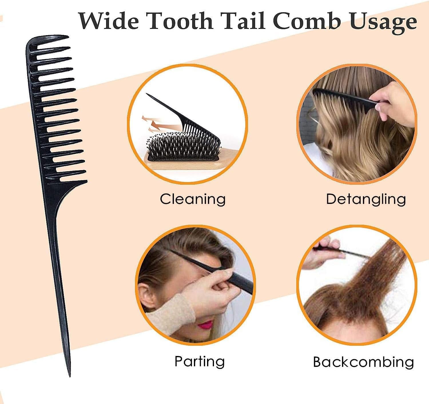 Hair Brush,  Boar Bristle Paddle Hairbrush for Long Short Thick Thin Curly Straight Wavy Dry Hair for Men Women Kids, No More Tangle, Giftbox & Tail Comb Included