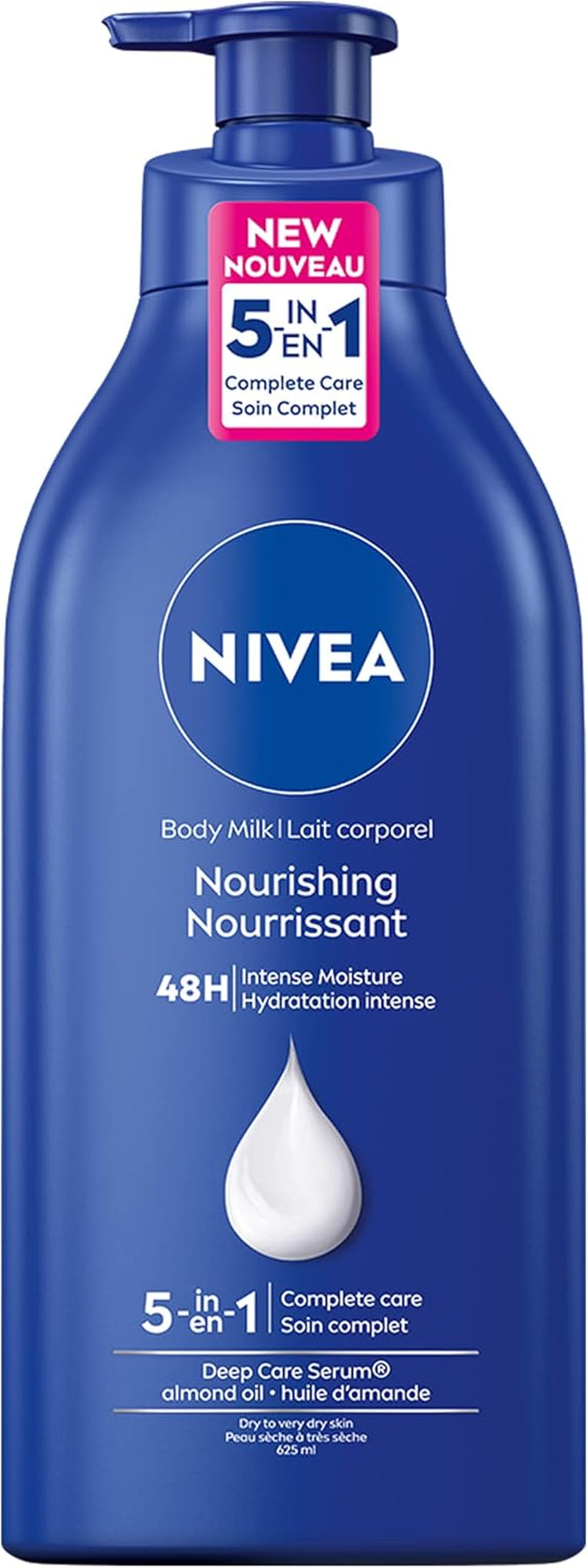 Nourishing Body Milk | 48H Moisture |Daily Moisturizer| Non-Greasy, Intense Moisture & Oil-Infused Vanilla & Almond Oil Body Lotion | Non-Greasy, Fast Absorbing Daily Moisturizer